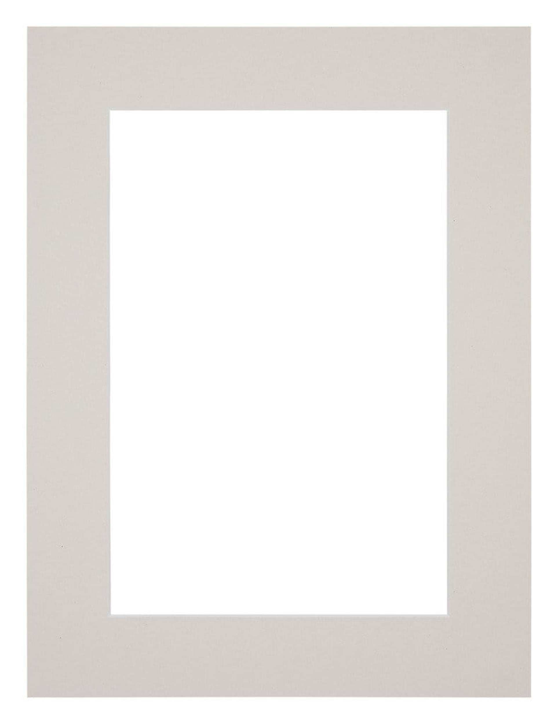 Passe Partout 30x40cm Carton Gray Gray Edge 5cm Straight Front | Yourdecoration.com