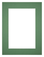Passe Partout 30x40cm Carton Green Forest Edge 5cm Straight Front | Yourdecoration.com