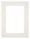Passe Partout 30x40cm Carton Light Gray Edge 5cm Straight Front | Yourdecoration.com