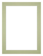 Passe Partout 30x40cm Carton Mint Green Edge 3cm Straight Front | Yourdecoration.com
