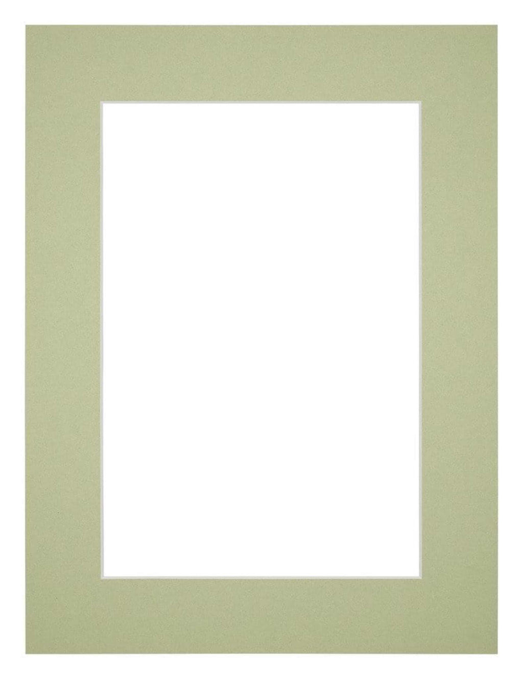 Passe Partout 30x40cm Carton Mint Green Edge 5cm Straight Front | Yourdecoration.com