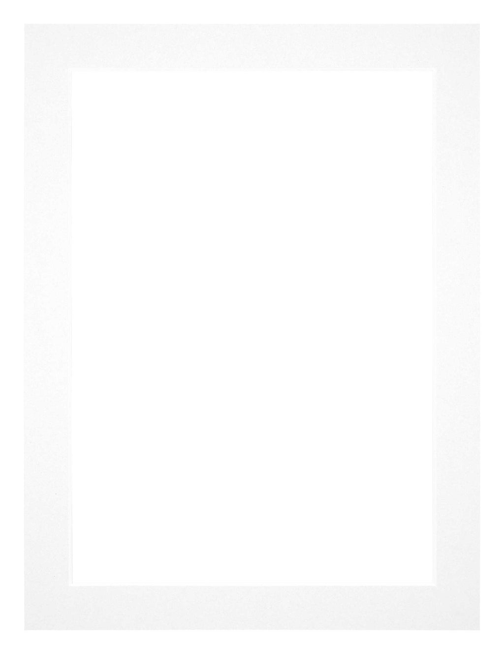 Passe Partout 30x40cm Carton White Edge 3cm Straight Front | Yourdecoration.com