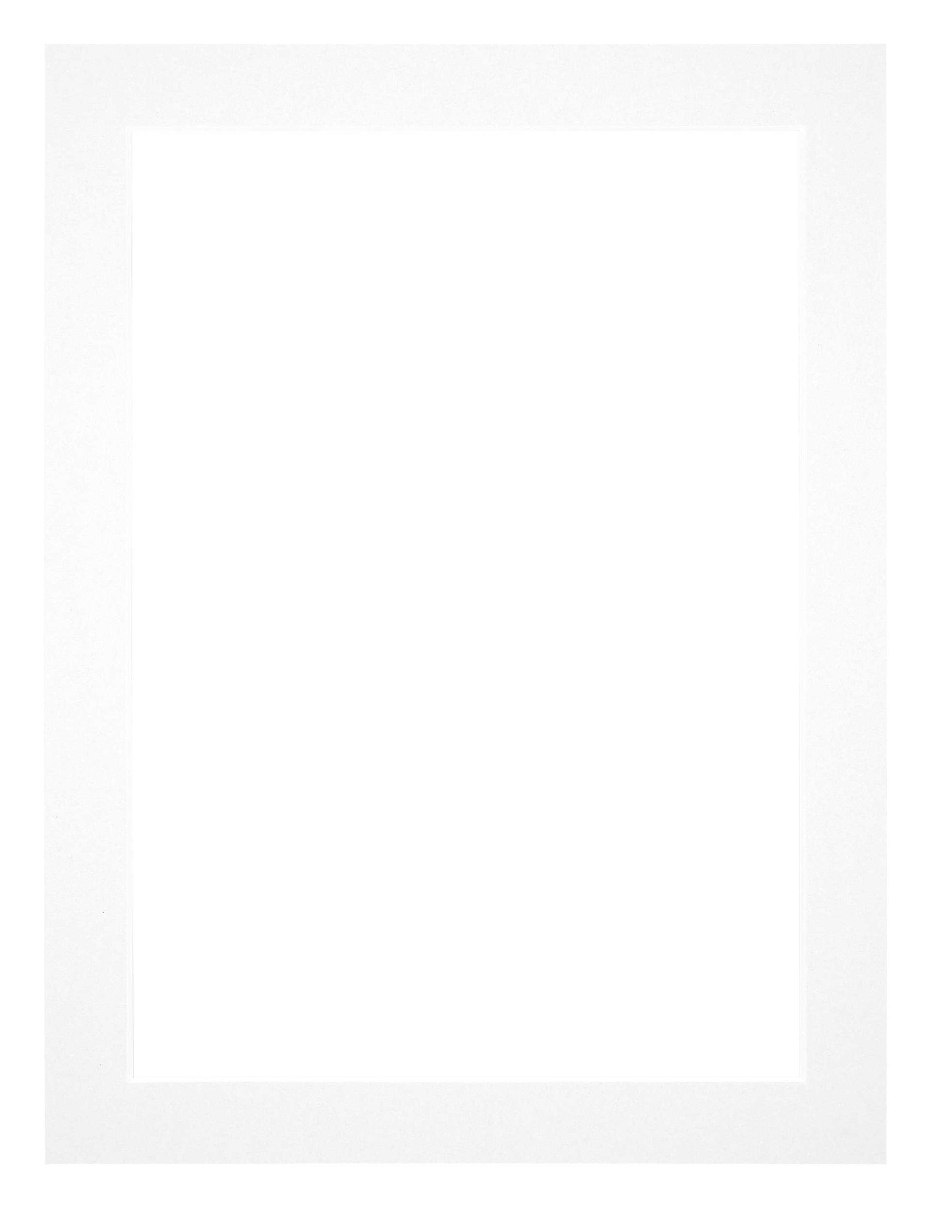 Passe Partout 30x40cm Carton White Edge 3cm Straight Front | Yourdecoration.com