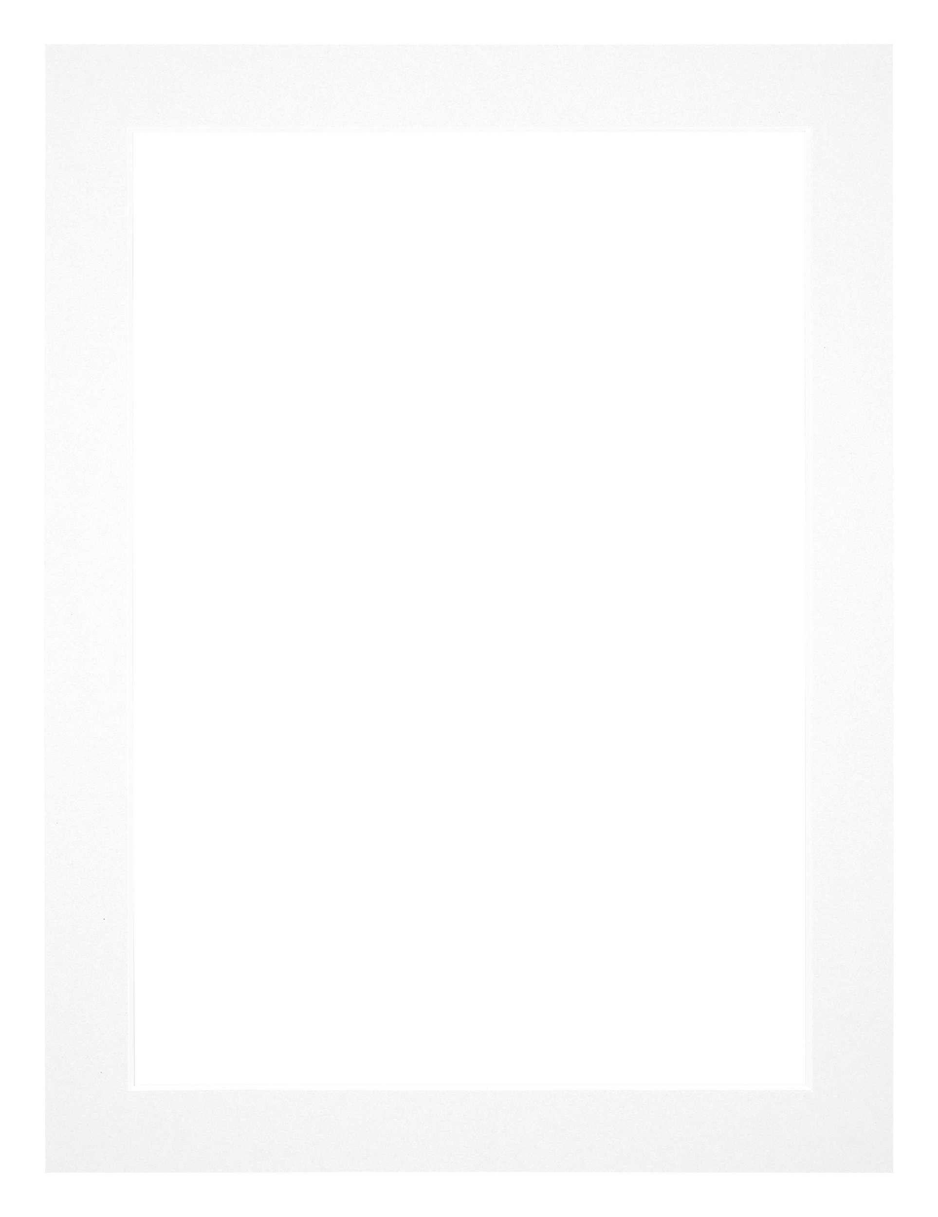 Passe Partout 30x40cm Carton White Edge 3cm Straight Front | Yourdecoration.com