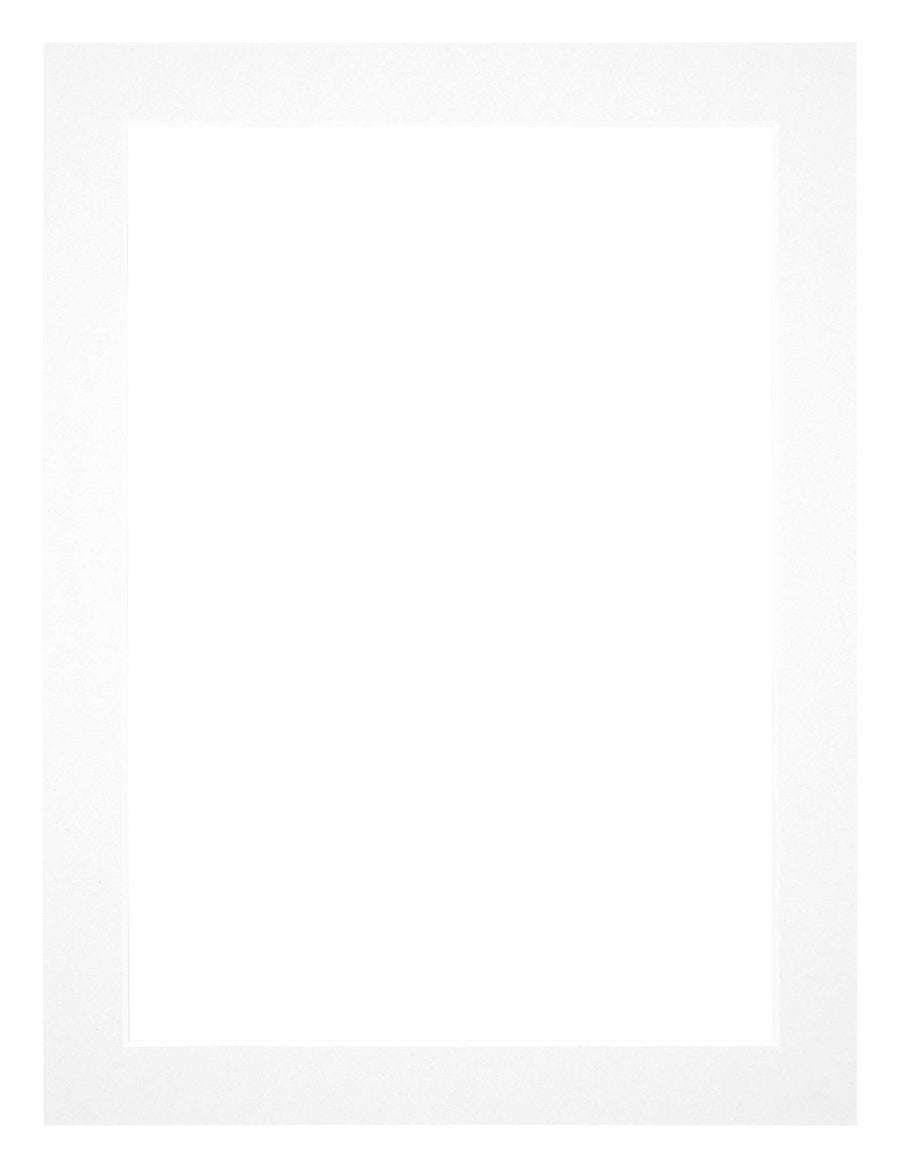 Passe Partout 30x40cm Carton White Edge 3cm Straight Front | Yourdecoration.com