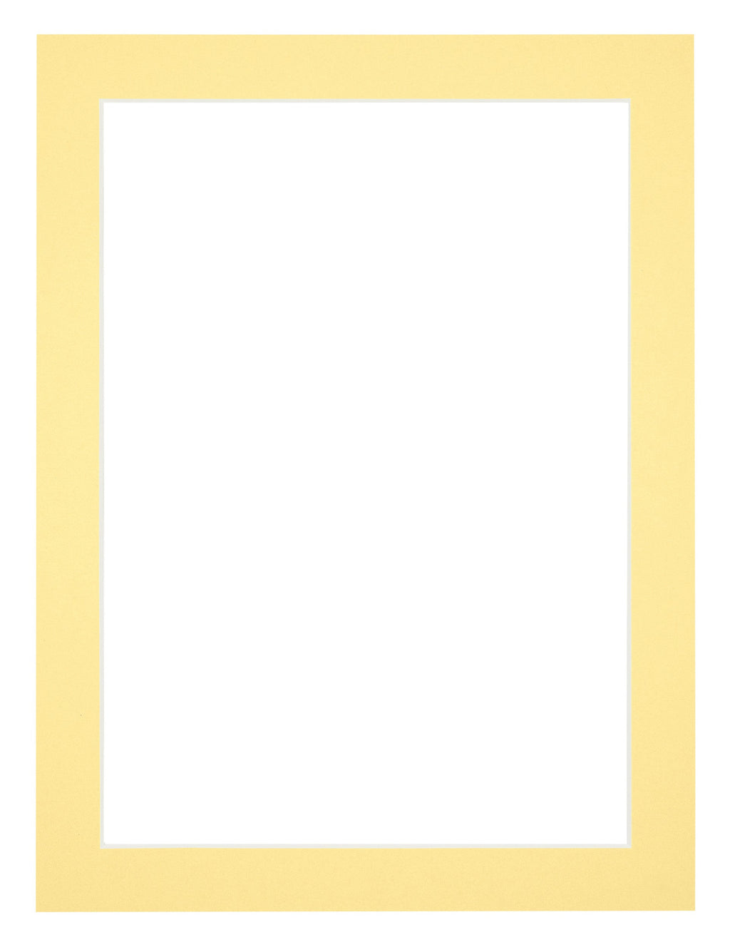Passe Partout 30x40cm Carton Yellow Edge 3cm Straight Front | Yourdecoration.com