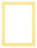 Passe Partout 30x40cm Carton Yellow Edge 3cm Straight Front | Yourdecoration.com
