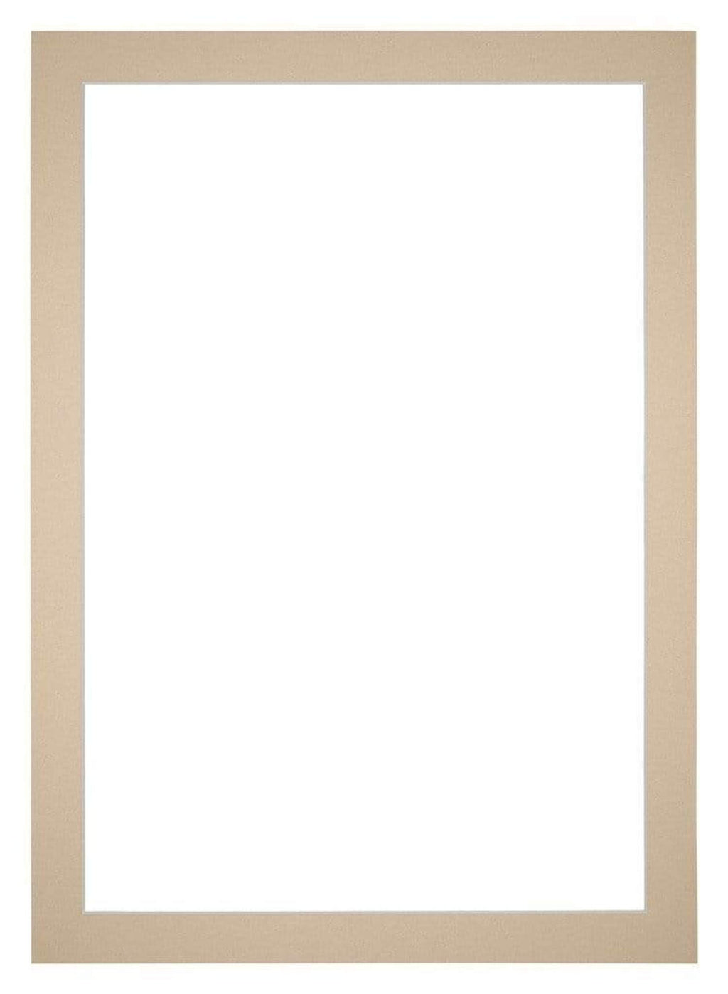 Passe Partout 30x42cm Carton Beige Edge 4cm Straight Front | Yourdecoration.com