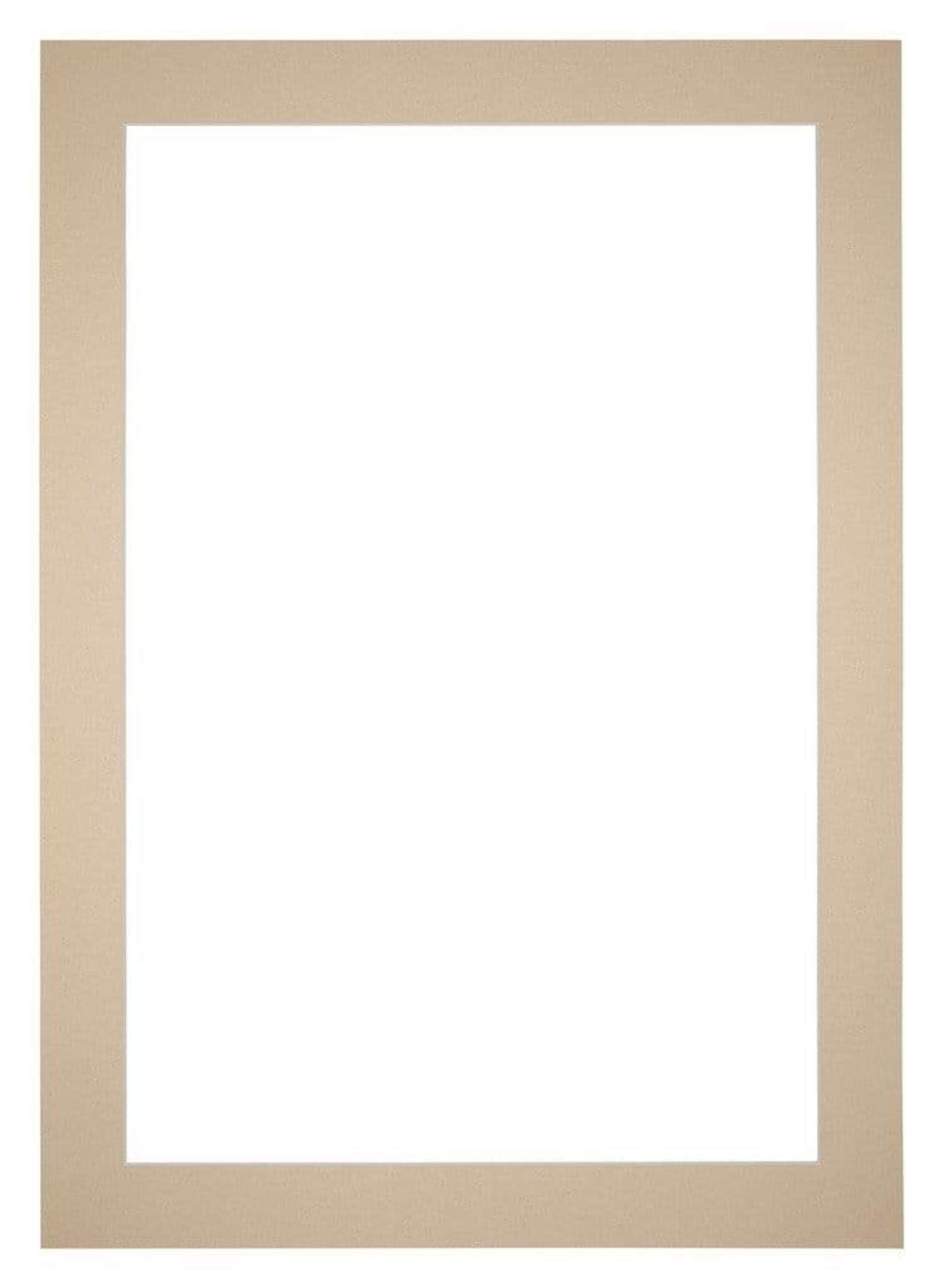 Passe Partout 30x42cm Carton Beige Edge 5cm Straight Front | Yourdecoration.com