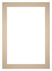 Passe Partout 30x42cm Carton Beige Edge 5cm Straight Front | Yourdecoration.com