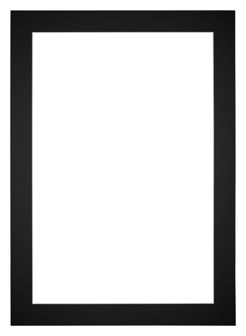 Passe Partout 30x42cm Carton Black Edge 5cm Straight Front | Yourdecoration.com