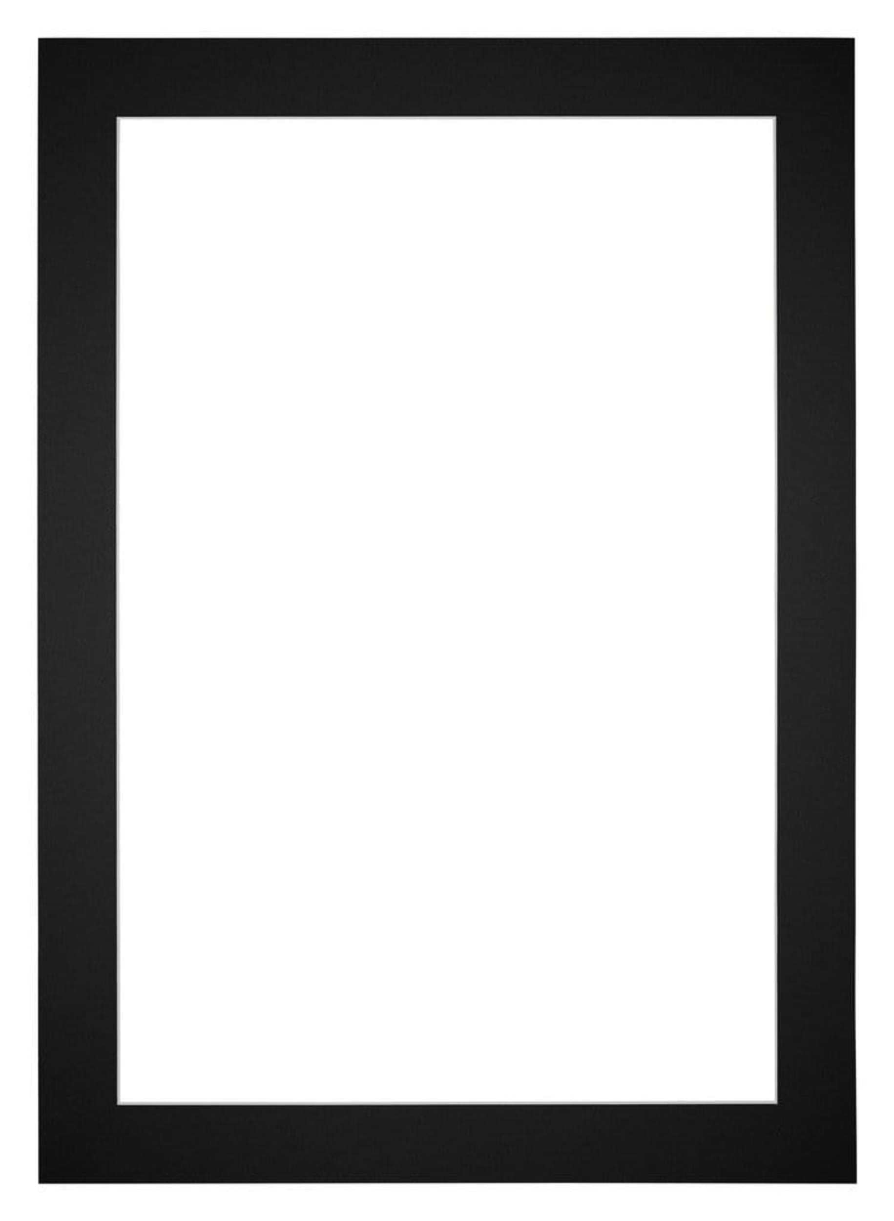 Passe Partout 30x42cm Carton Black Edge 5cm Straight Front | Yourdecoration.com
