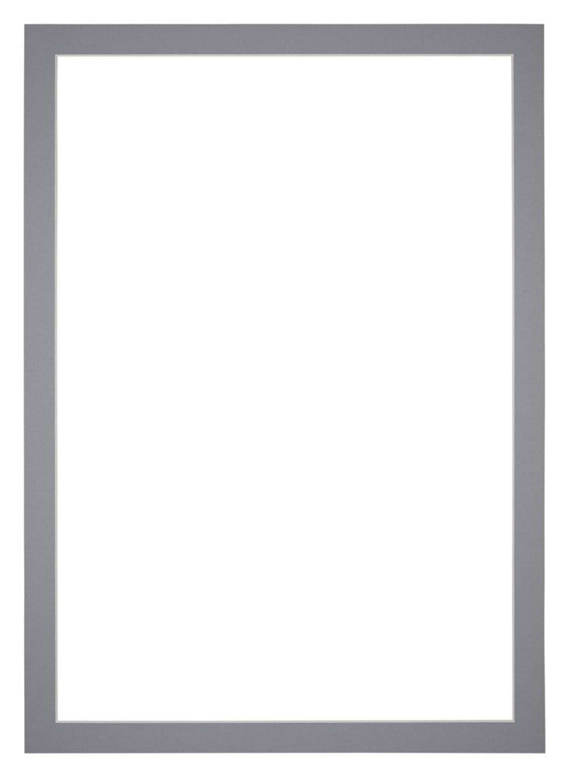 Passe Partout 30x42cm Carton Gray Edge 3cm Straight Front | Yourdecoration.com