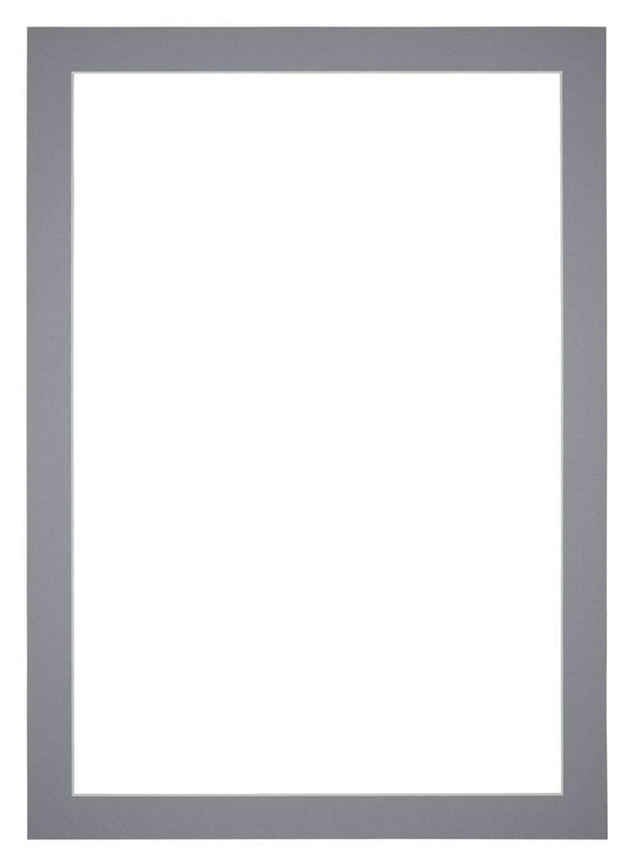 Passe Partout 30x42cm Carton Gray Edge 4cm Straight Front | Yourdecoration.com