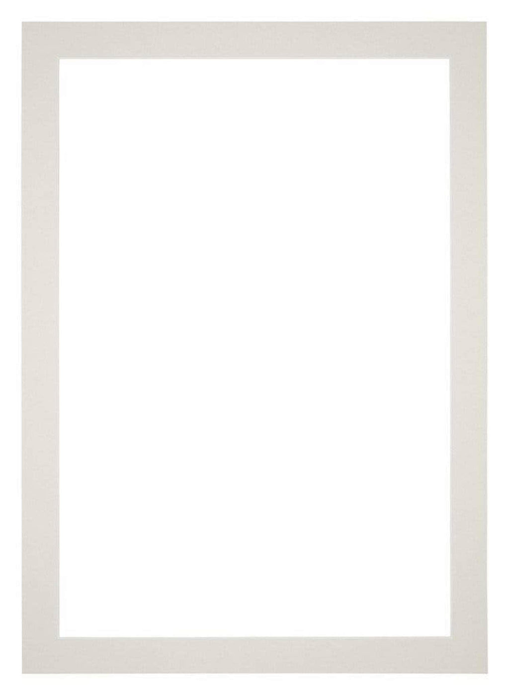 Passe Partout 30x42cm Carton Light Gray Edge 4cm Straight Front | Yourdecoration.com