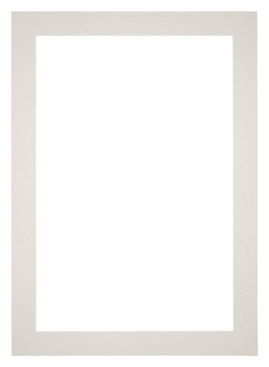 Passe Partout 30x42cm Carton Light Gray Edge 5cm Straight Front | Yourdecoration.com