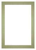 Passe Partout 30x42cm Carton Mint Green Edge 5cm Straight Front | Yourdecoration.com