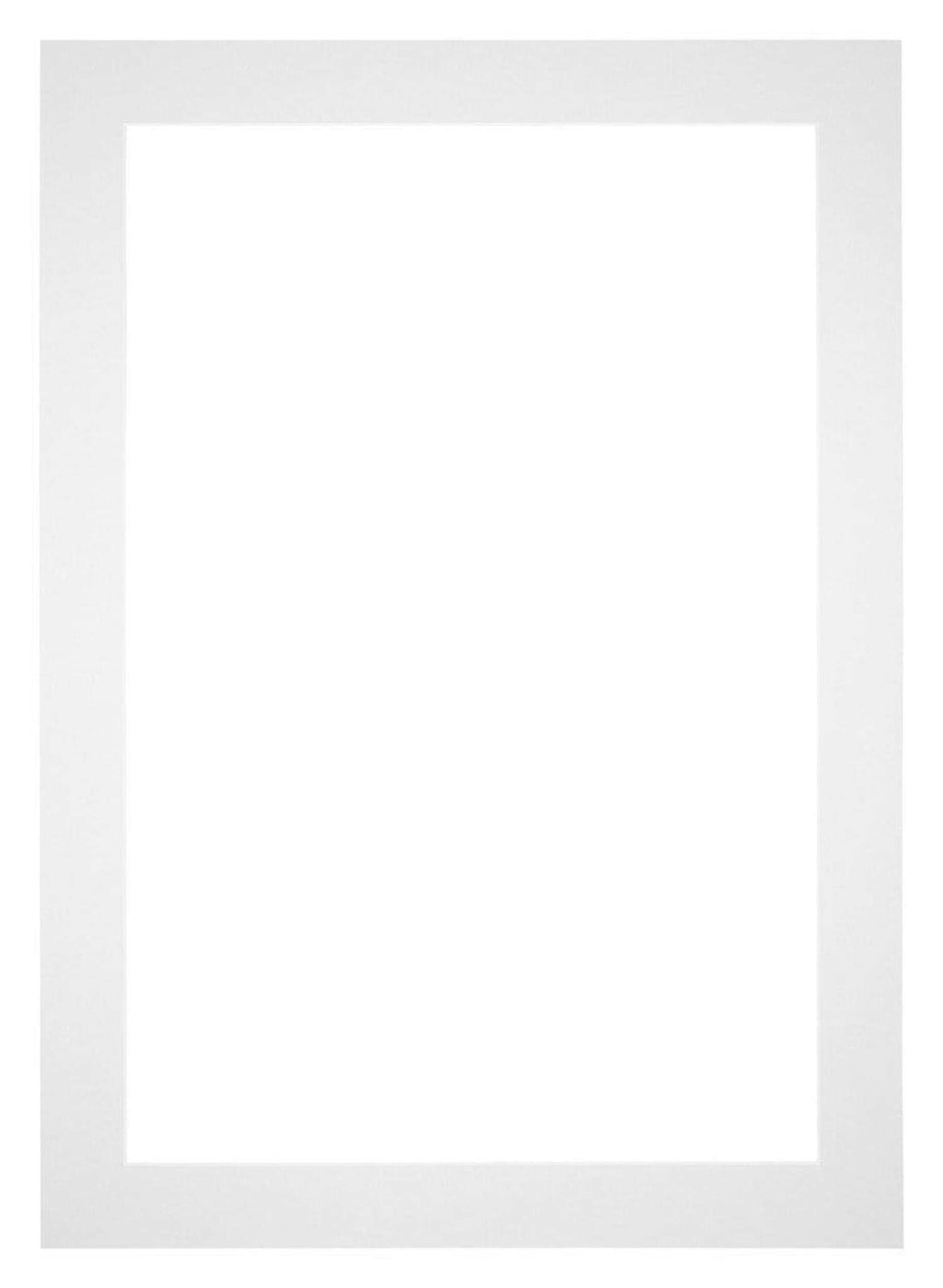 Passe Partout 30x42cm Carton White Edge 5cm Straight Front | Yourdecoration.com