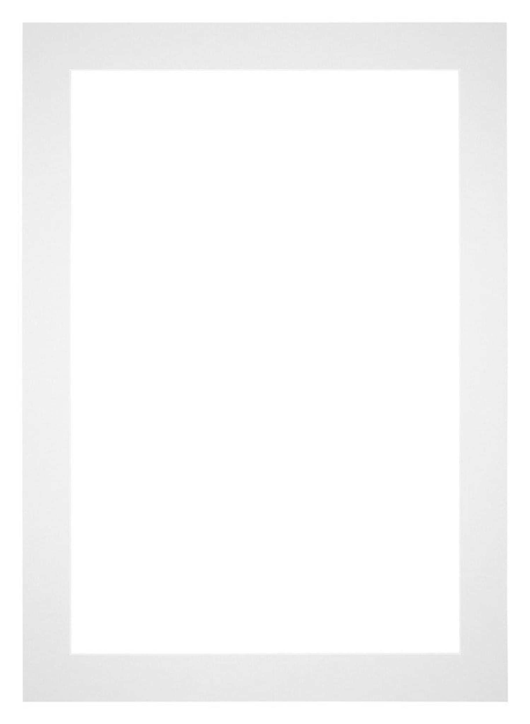 Passe Partout 30x42cm Carton White Edge 5cm Straight Front | Yourdecoration.com