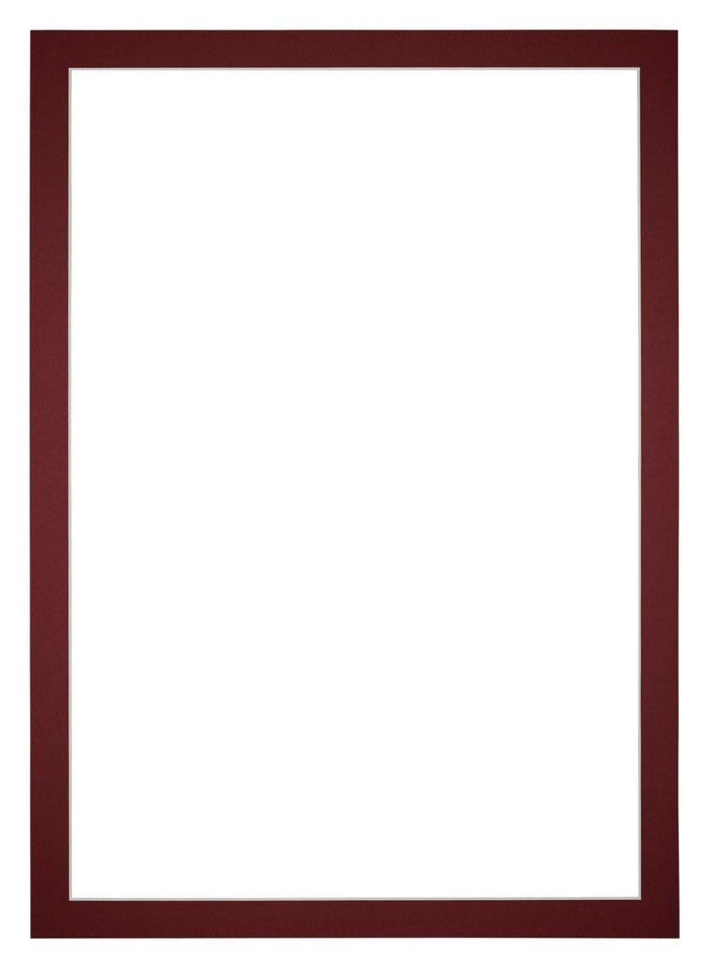 Passe Partout 30x42cm Carton Wine Red Edge 3cm Straight Front | Yourdecoration.com