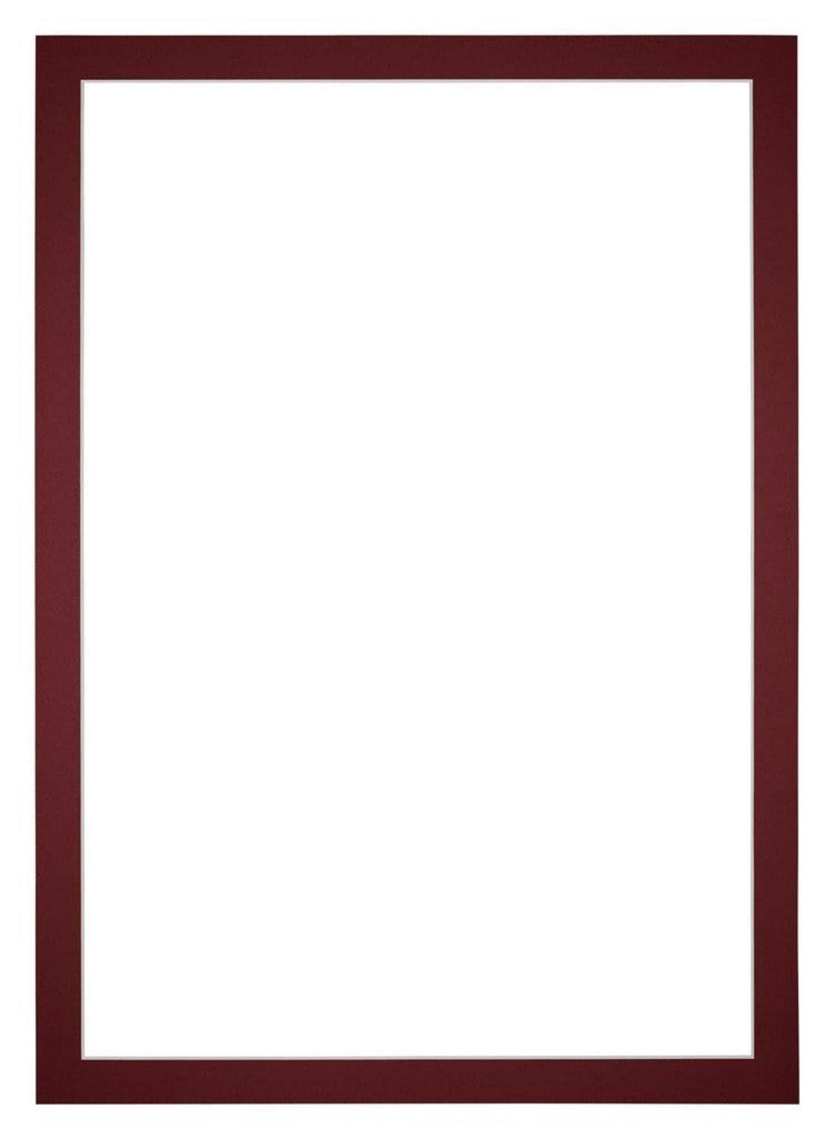 Passe Partout 30x42cm Carton Wine Red Edge 3cm Straight Front | Yourdecoration.com