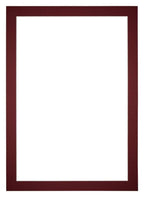 Passe Partout 30x42cm Carton Wine Red Edge 4cm Straight Front | Yourdecoration.com