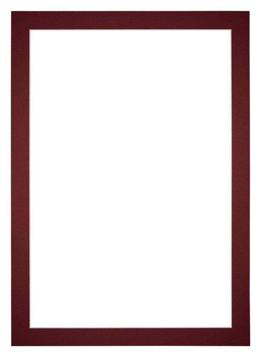 Passe Partout 30x42cm Carton Wine Red Edge 4cm Straight Front | Yourdecoration.com