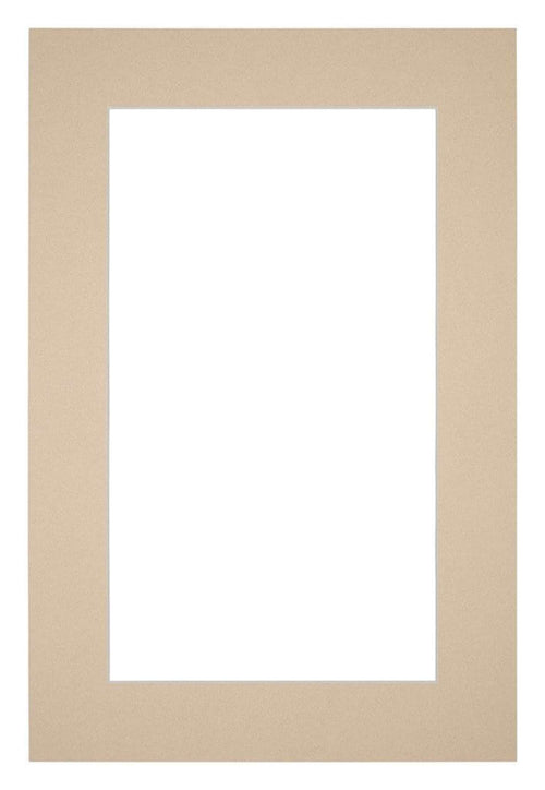 Passe Partout 30x45cm Carton Beige Edge 5cm Straight Front | Yourdecoration.com