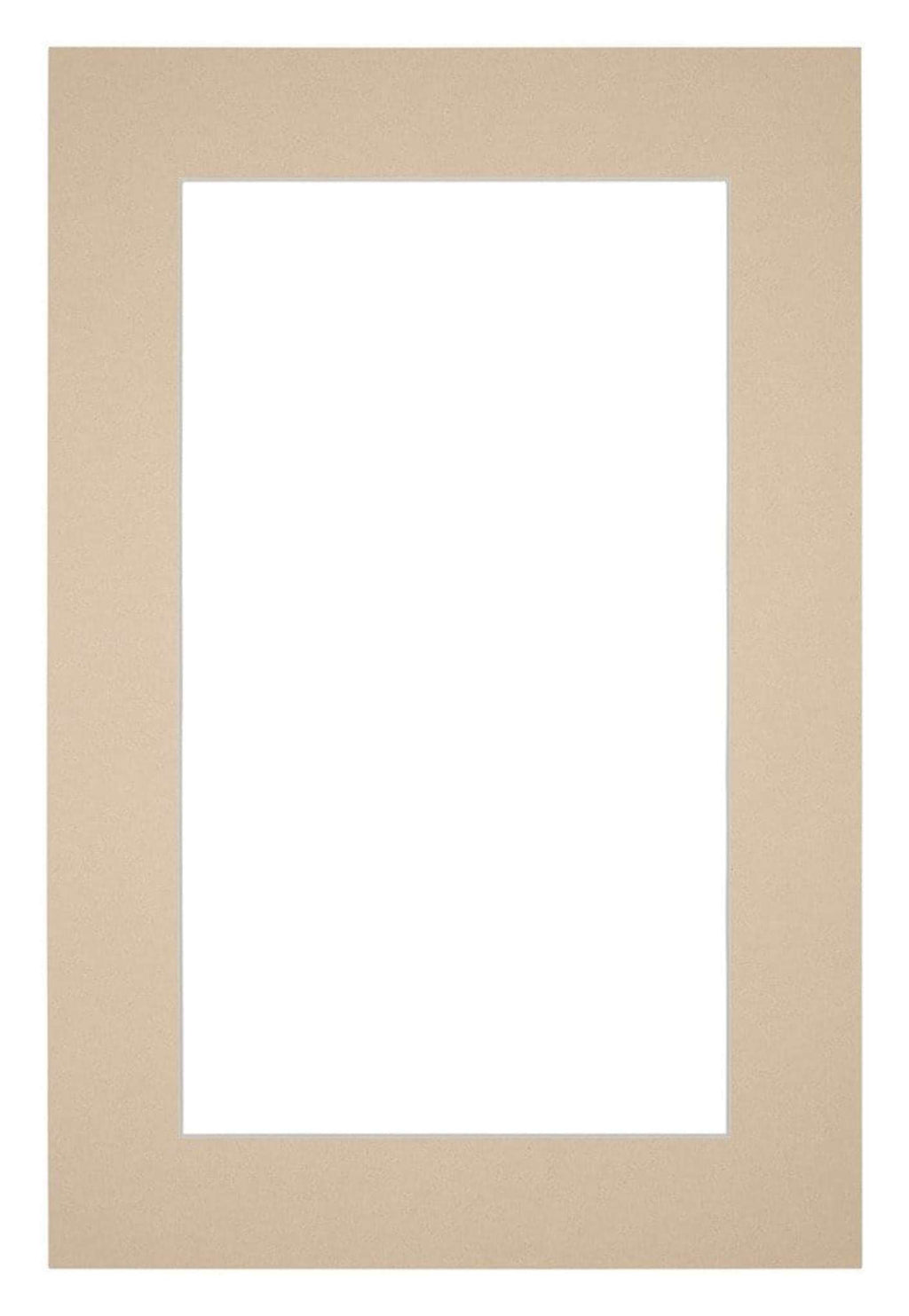 Passe Partout 30x45cm Carton Beige Edge 5cm Straight Front | Yourdecoration.com