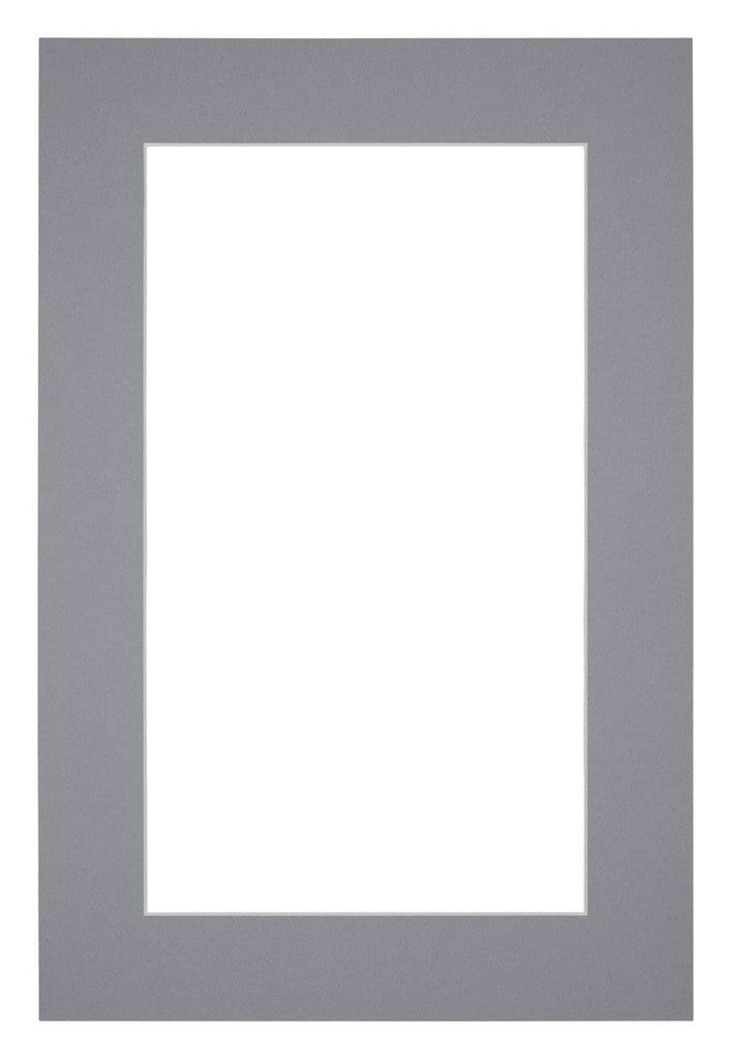 Passe Partout 30x45cm Carton Gray Edge 5cm Straight Front | Yourdecoration.com