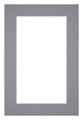 Passe Partout 30x45cm Carton Gray Edge 5cm Straight Front | Yourdecoration.com