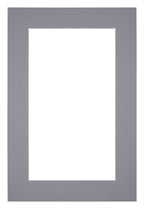 Passe Partout 30x45cm Carton Gray Edge 5cm Straight Front | Yourdecoration.com