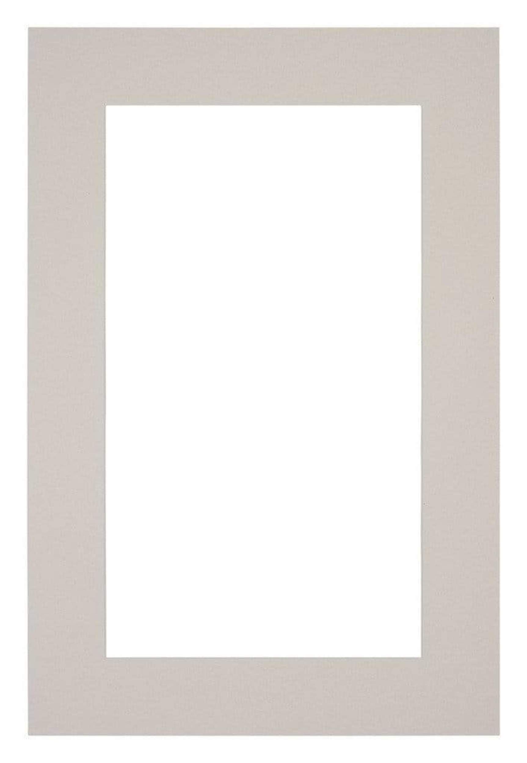 Passe Partout 30x45cm Carton Gray Gray Edge 5cm Straight Front | Yourdecoration.com
