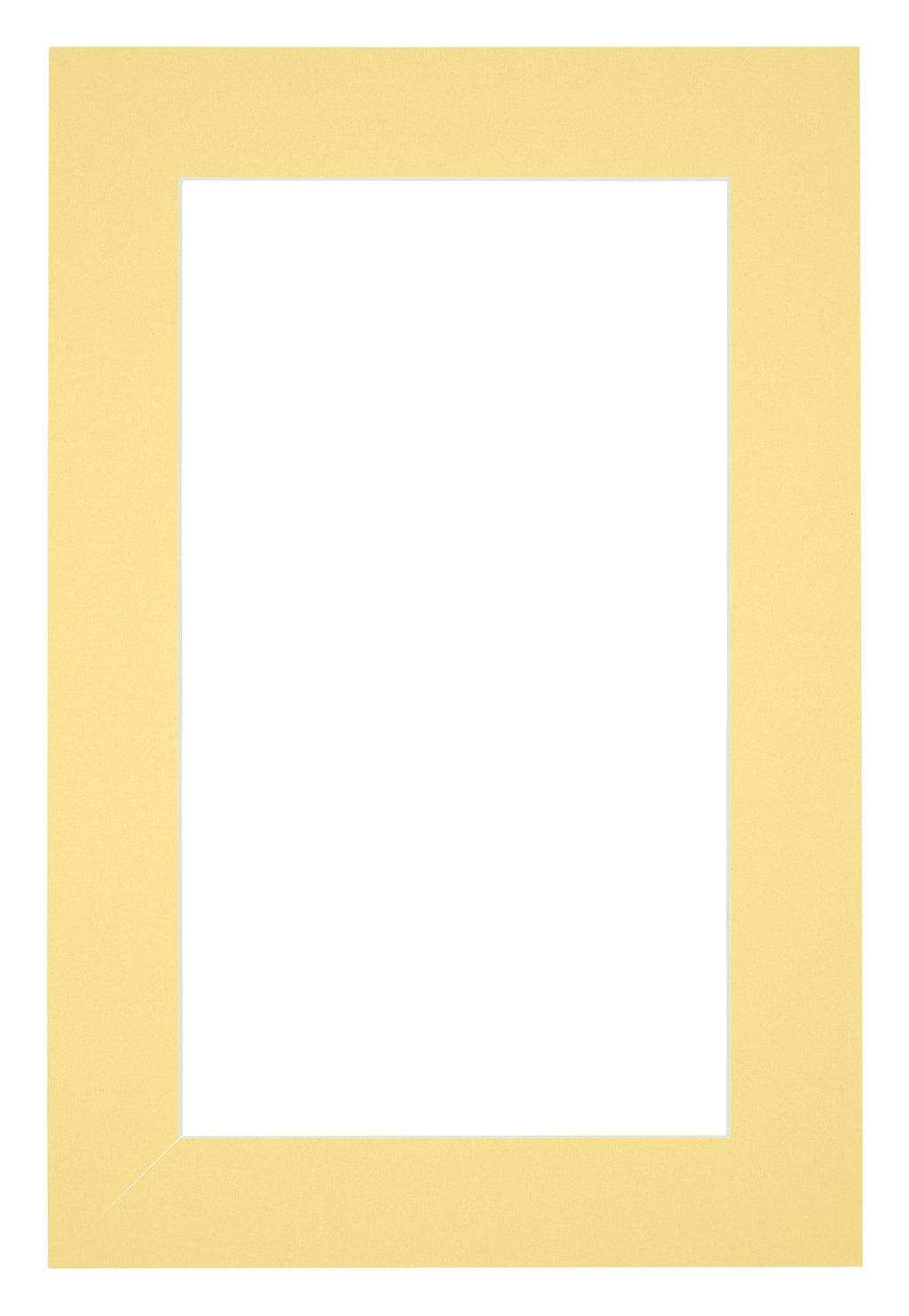 Passe Partout 30x45cm Carton Yellow Edge 5cm Straight Front | Yourdecoration.com