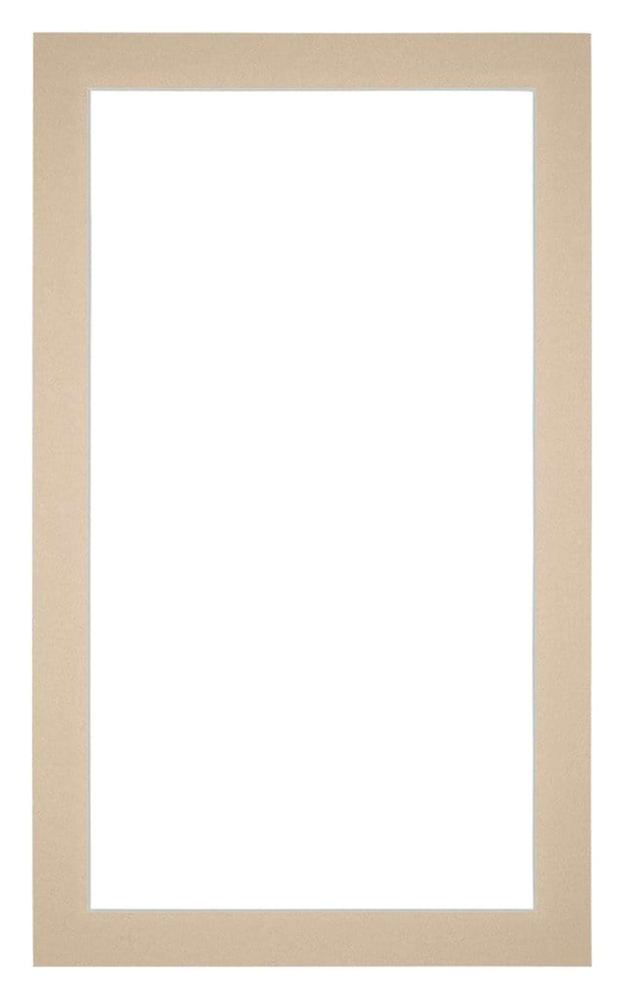 Passe Partout 30x50cm Carton Beige Edge 3cm Straight Front | Yourdecoration.com