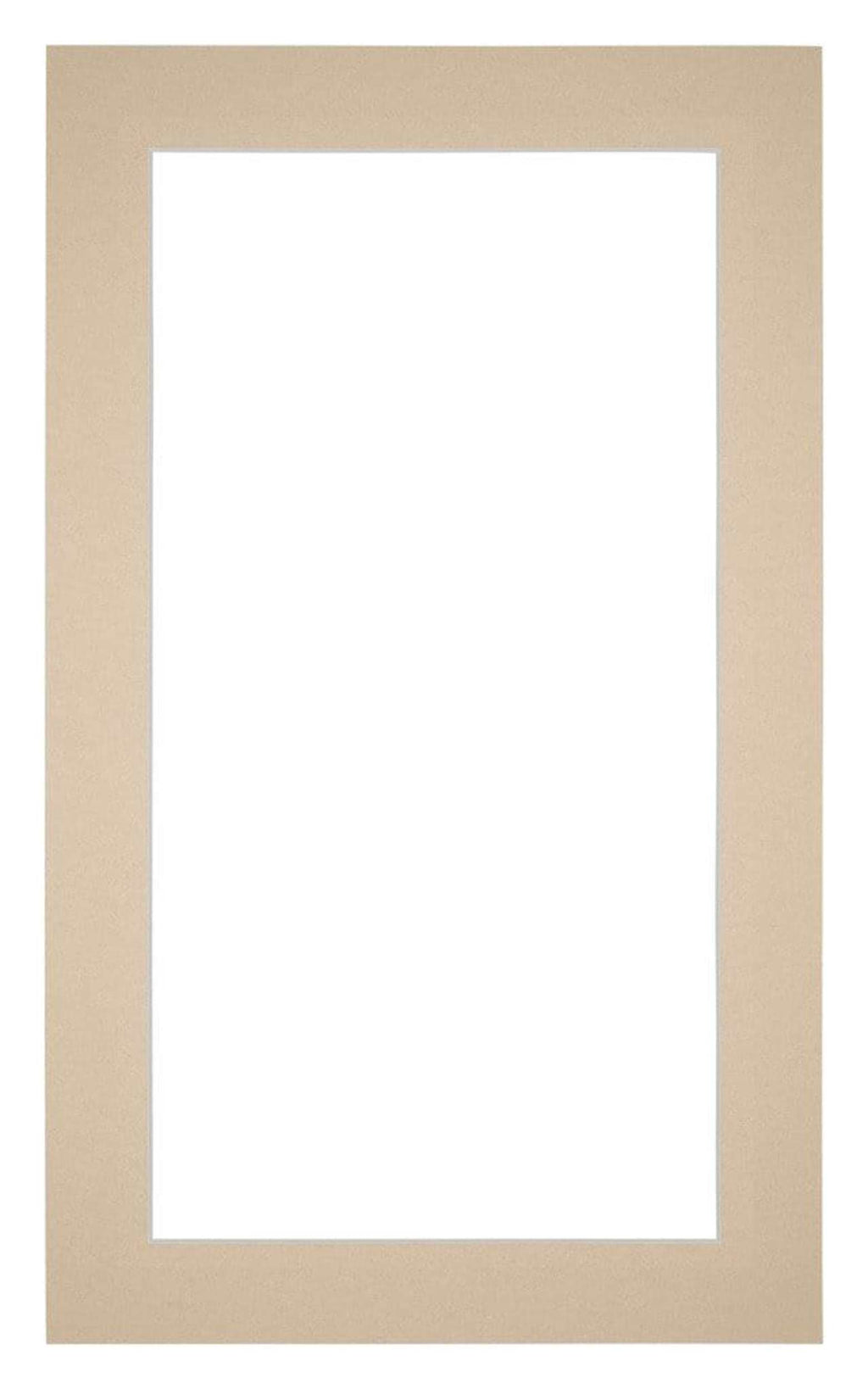 Passe Partout 30x50cm Carton Beige Edge 4cm Straight Front | Yourdecoration.com