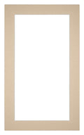 Passe Partout 30x50cm Carton Beige Edge 4cm Straight Front | Yourdecoration.com