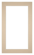 Passe Partout 30x50cm Carton Beige Edge 4cm Straight Front | Yourdecoration.com