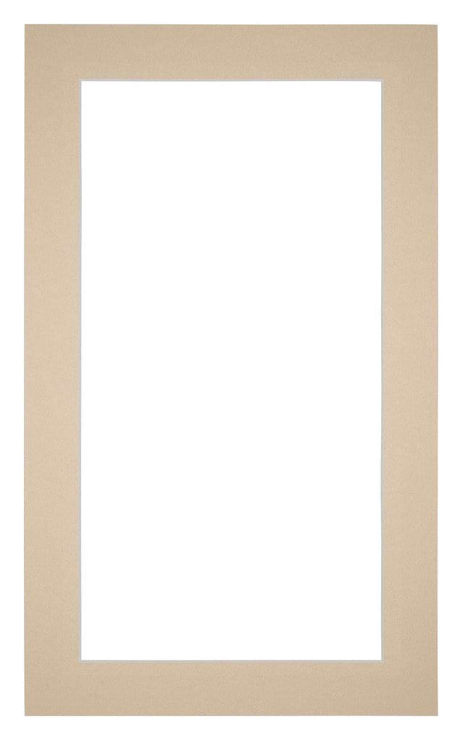 Passe Partout 30x50cm Carton Beige Edge 4cm Straight Front | Yourdecoration.com
