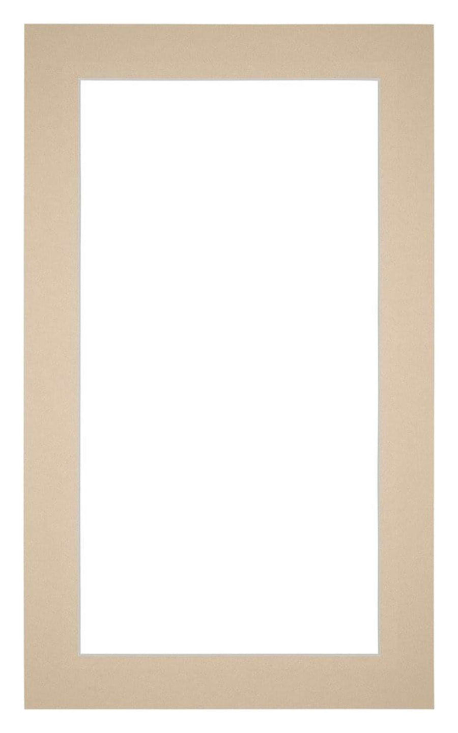 Passe Partout 30x50cm Carton Beige Edge 4cm Straight Front | Yourdecoration.com