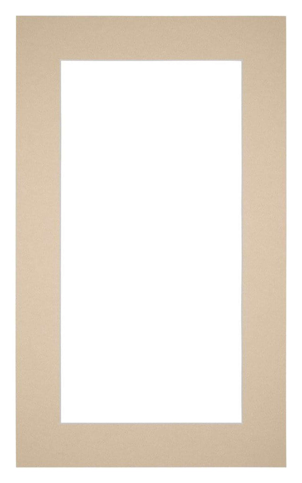 Passe Partout 30x50cm Carton Beige Edge 5cm Straight Front | Yourdecoration.com
