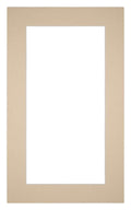 Passe Partout 30x50cm Carton Beige Edge 5cm Straight Front | Yourdecoration.com