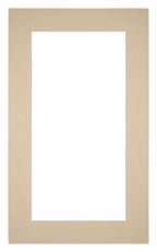 Passe Partout 30x50cm Carton Beige Edge 5cm Straight Front | Yourdecoration.com