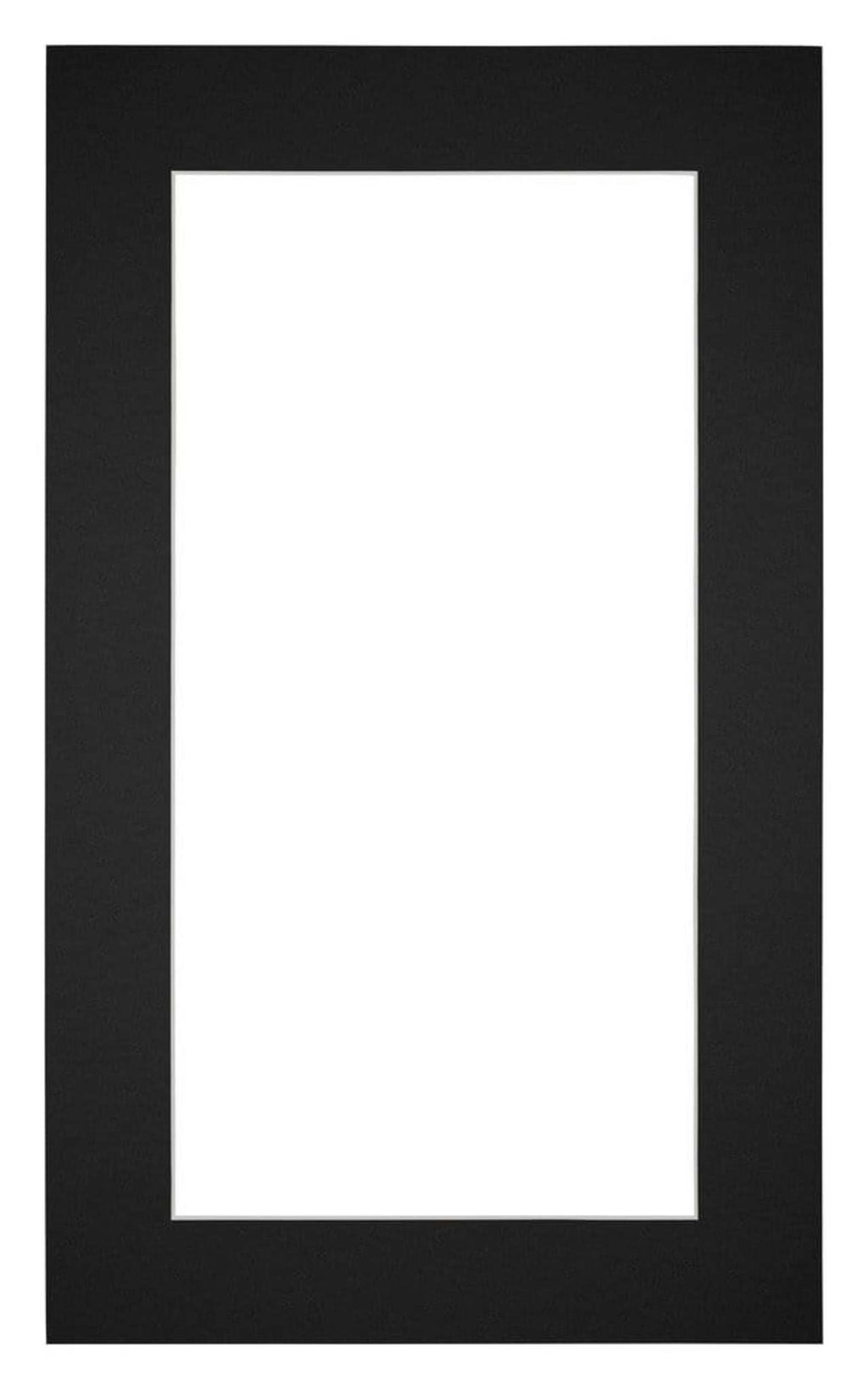 Passe Partout 30x50cm Carton Black Edge 5cm Straight Front | Yourdecoration.com