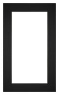 Passe Partout 30x50cm Carton Black Edge 5cm Straight Front | Yourdecoration.com
