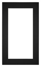 Passe Partout 30x50cm Carton Black Edge 5cm Straight Front | Yourdecoration.com