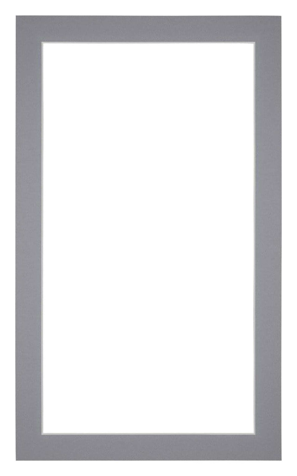 Passe Partout 30x50cm Carton Gray Edge 3cm Straight Front | Yourdecoration.com