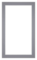 Passe Partout 30x50cm Carton Gray Edge 3cm Straight Front | Yourdecoration.com