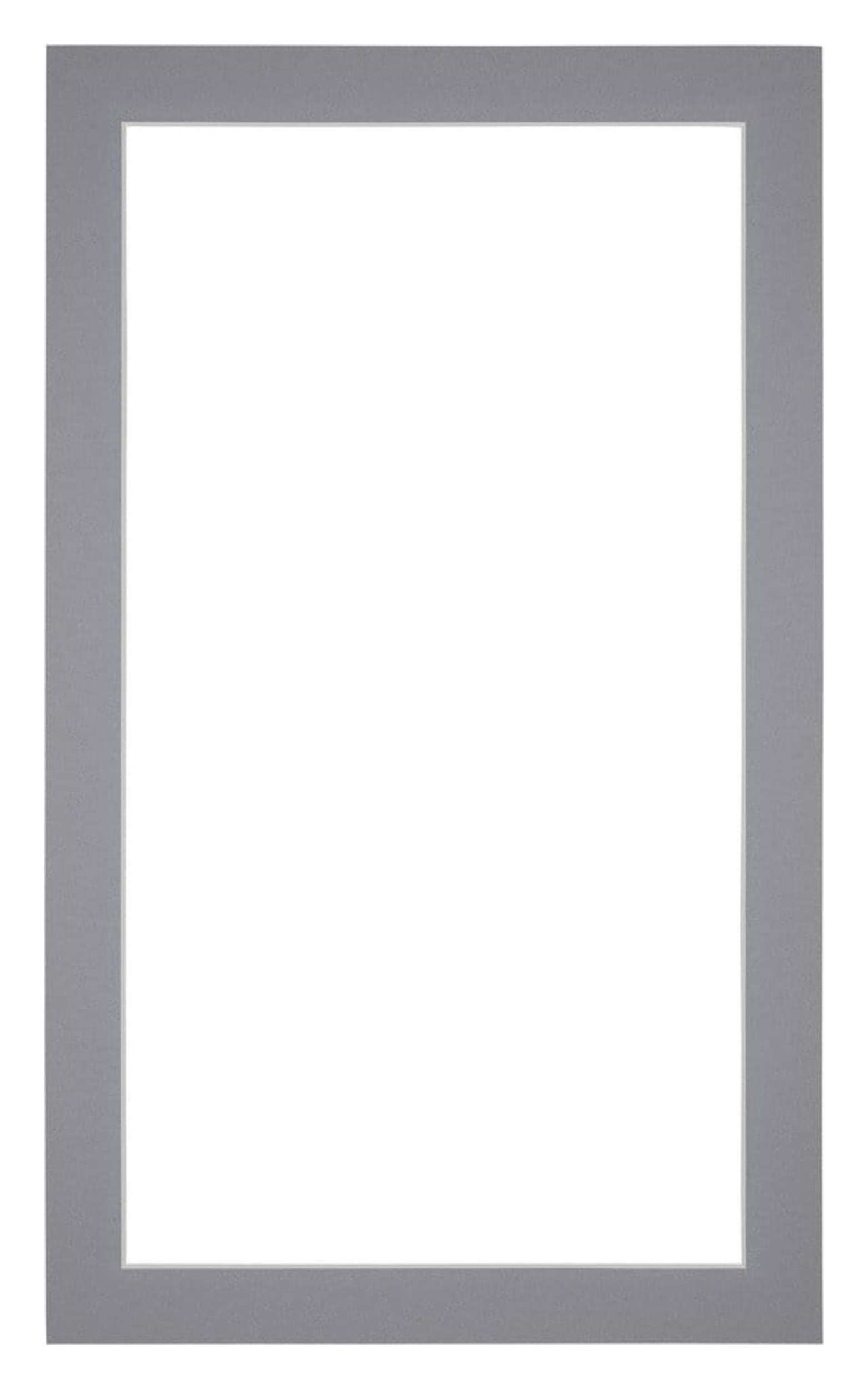 Passe Partout 30x50cm Carton Gray Edge 3cm Straight Front | Yourdecoration.com