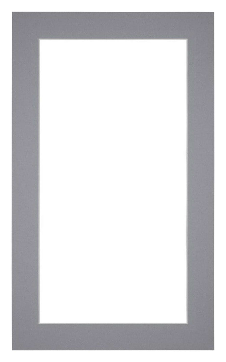 Passe Partout 30x50cm Carton Gray Edge 4cm Straight Front | Yourdecoration.com